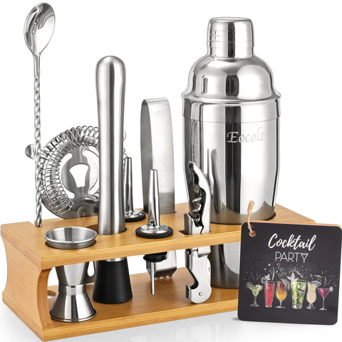 Eocolz Bartender Kit con soporte para acceso rápido a herramientas.