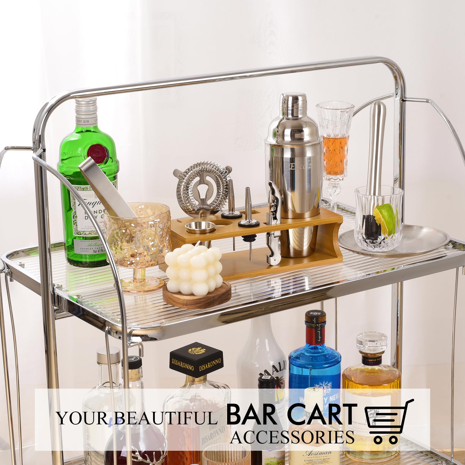 Eocolz Bartender Kit vertedores de licor para un vertido controlado.