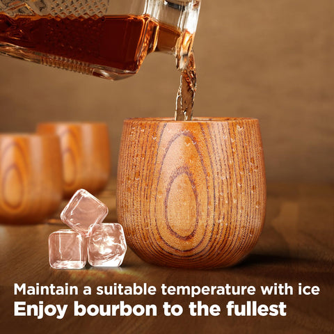 Vaso EOHASA whisky madera detalles artesanales para brindis