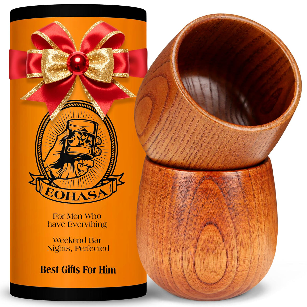 Vaso EOHASA whisky madera natural para degustación suave