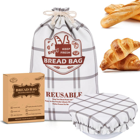 Bolsa EOMEOH para pan masa madre conserva frescura artesanal.
