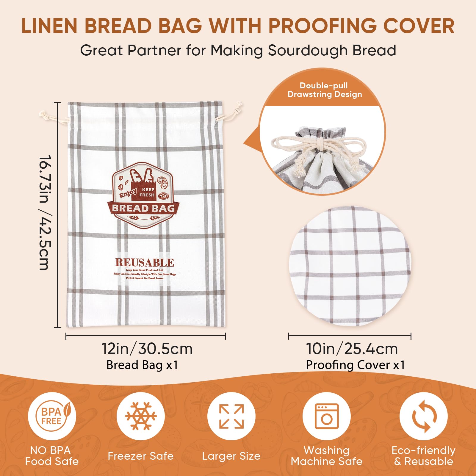 Conjunto EOMEOH para fermentación y almacenamiento de pan artesanal.