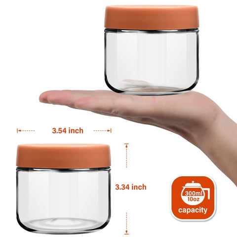 Jarra EONJOE de vidrio para almacenamiento compacto y ordenado