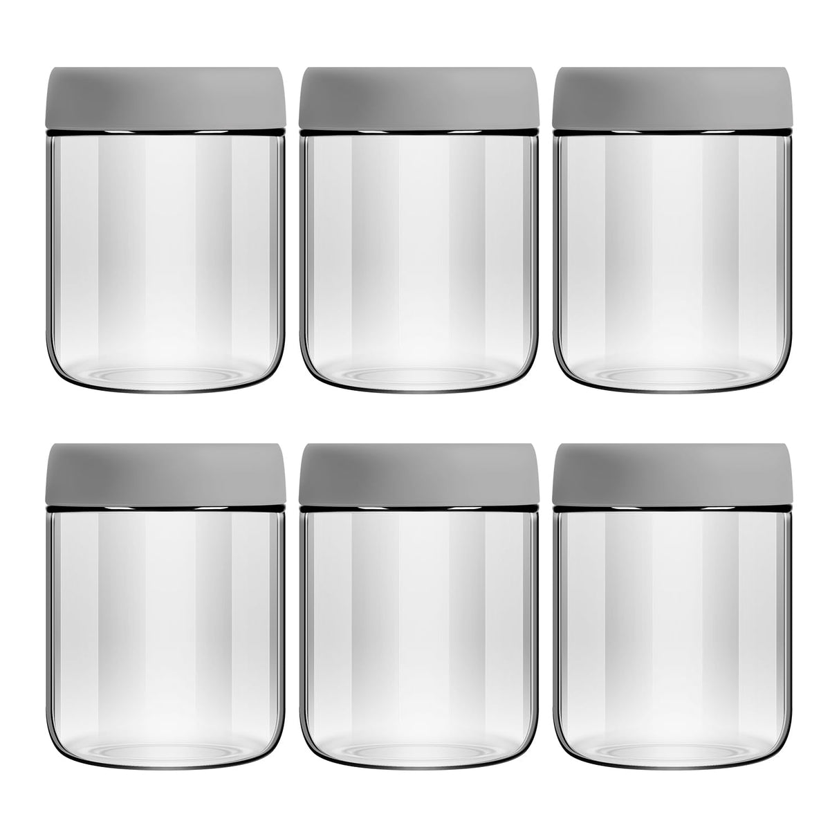 Tarro de vidrio EONJOE 473 ml con tapa hermética para yogur y salsas