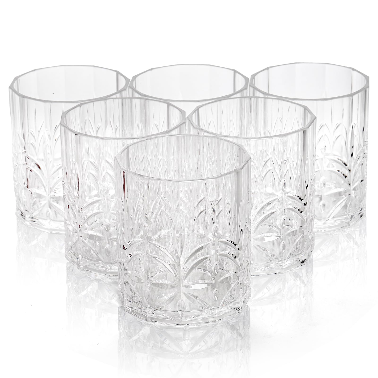 Eorbow diseño clásico cristal corte, ideal para beber en casa.