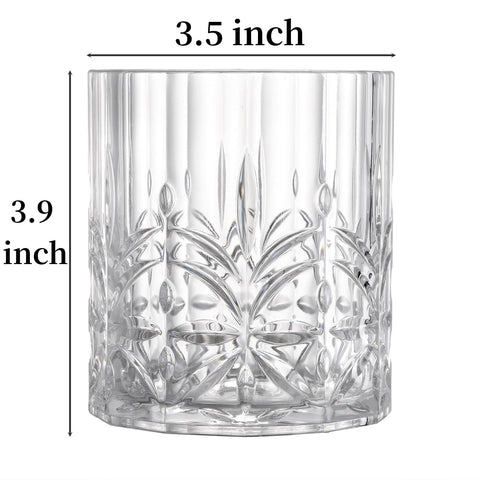Eorbow vasos plásticos cristal efecto, apariencia elegante para cualquier bar.