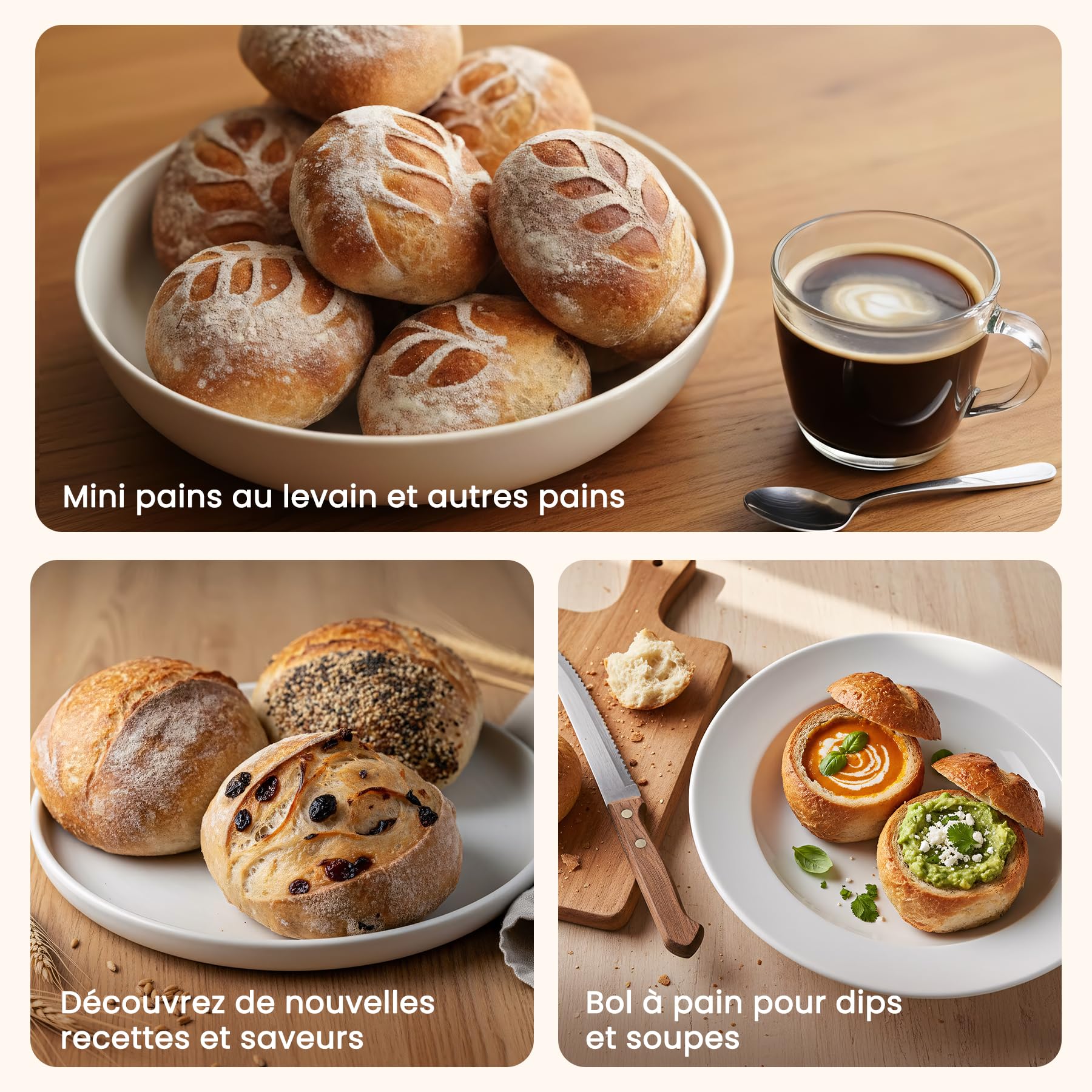 Eosify juego de seis para probar recetas y compartir