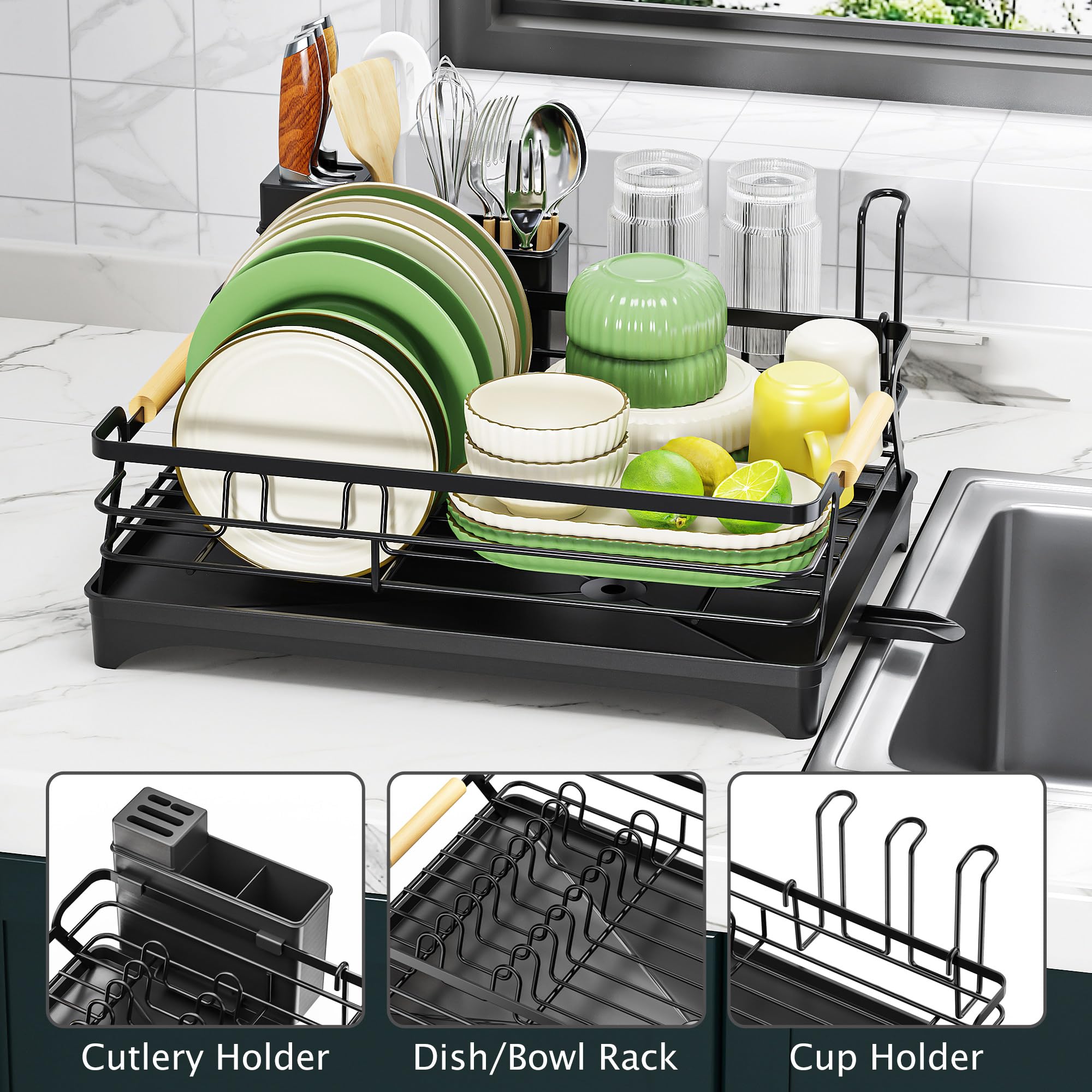 Epicano drenaje automático mantiene la encimera seca tras el lavado