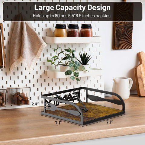Epicano porta-servilletas para exterior, diseñado para uso en terrazas y patios.