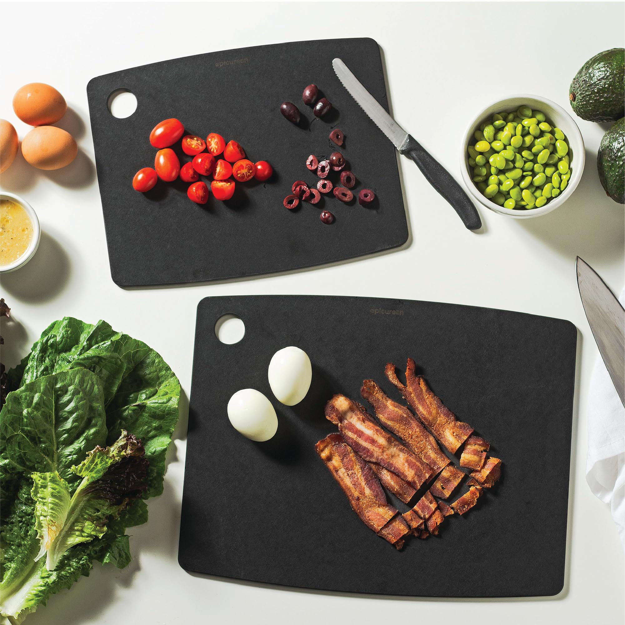 Epicurean tabla 11,5x9 en Slate, hecha en EE. UU., duradera