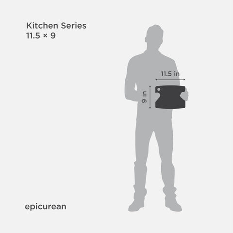 Epicurean tabla 11,5x9 Slate, apta para lavavajillas