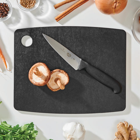 Tabla Epicurean 11,5x9 en Slate, vista superior para preparación rápida