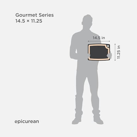 Epicurean tabla de cortar Gourmet Series dos caras para diversas preparaciones