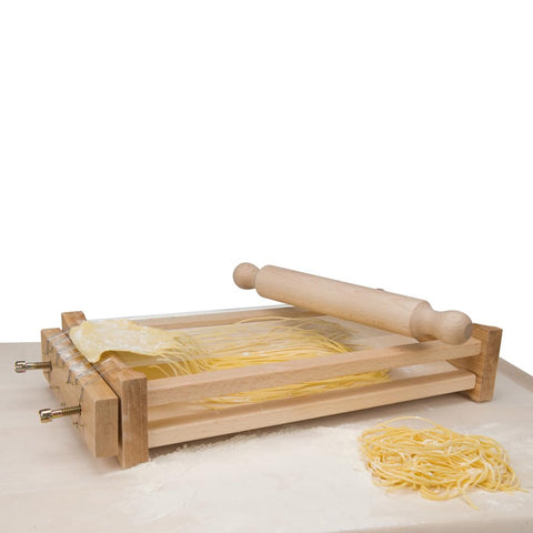 Eppicotispai Chitarra Rodillo Masa: masa uniforme y fideos frescos con rodillo de 32 cm.