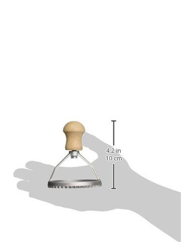Aluminio apto para alimentos, sello de ravioli Eppicotispai, diámetro de 3 pulgadas.