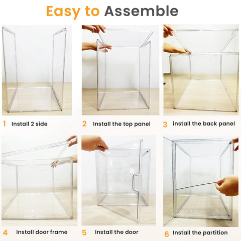 EPSUNORISE caja-pan-capacidad-grande mantiene pan, muffins y bollos ordenados.