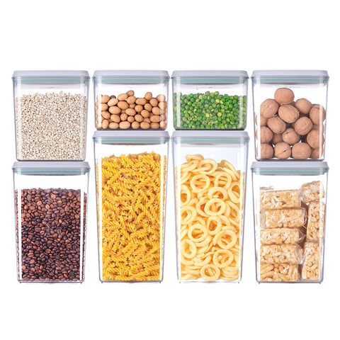 EQI contenedores-alimentos-aire-hermeticos para cereal y snacks frescos.
