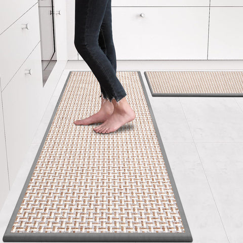 Alfombras eqivei de cocina absorbentes y antideslizantes, ideal para evitar salpicaduras y proteger el suelo.