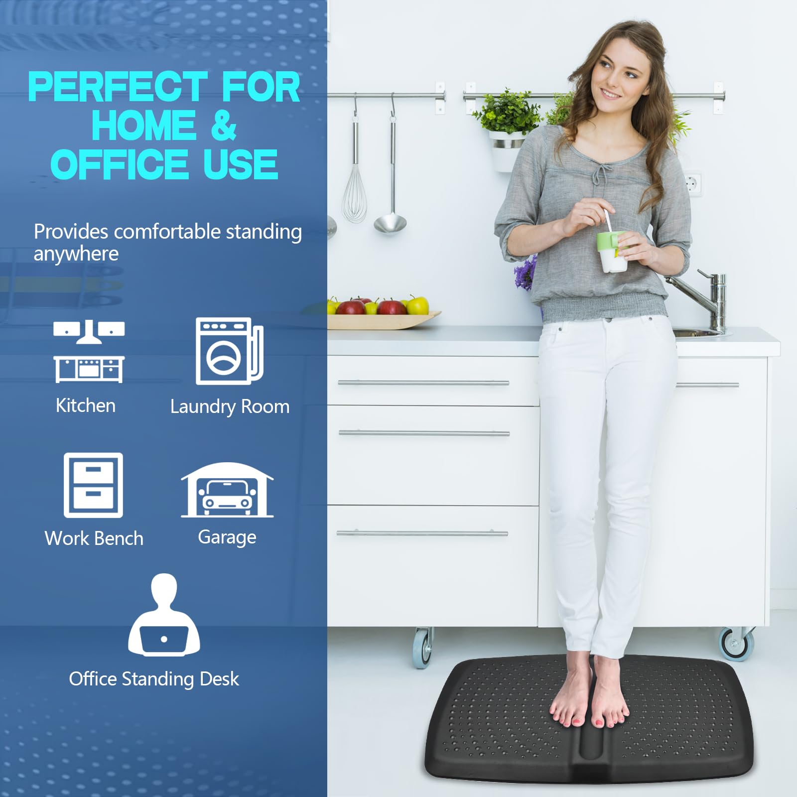 Uso multiproposito para cocina oficina y hogar con soporte comodo