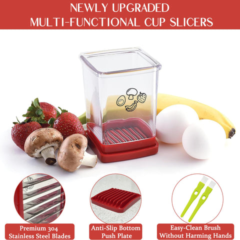ERHIRY cortador de taza: aumenta la eficiencia al preparar ensaladas rápidas.