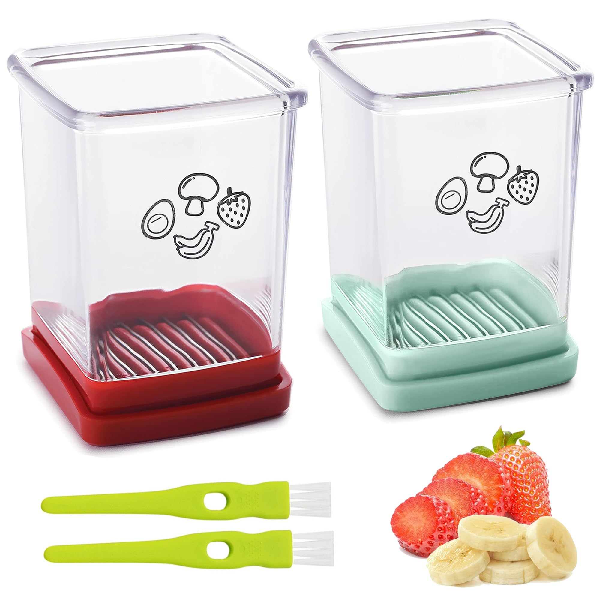 ERHIRY cortador de taza para frutas: trocea con precisión y rapidez.