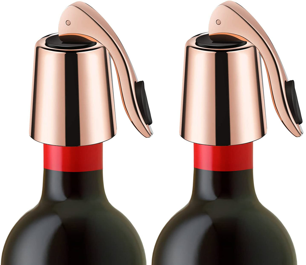 ERHIRY tapon vino, acero inoxidable centro, sellado duradero para preservar el sabor.