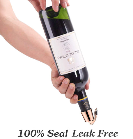 ERHIRY tapon vino, ajuste universal, compatible con la mayoría de botellas.