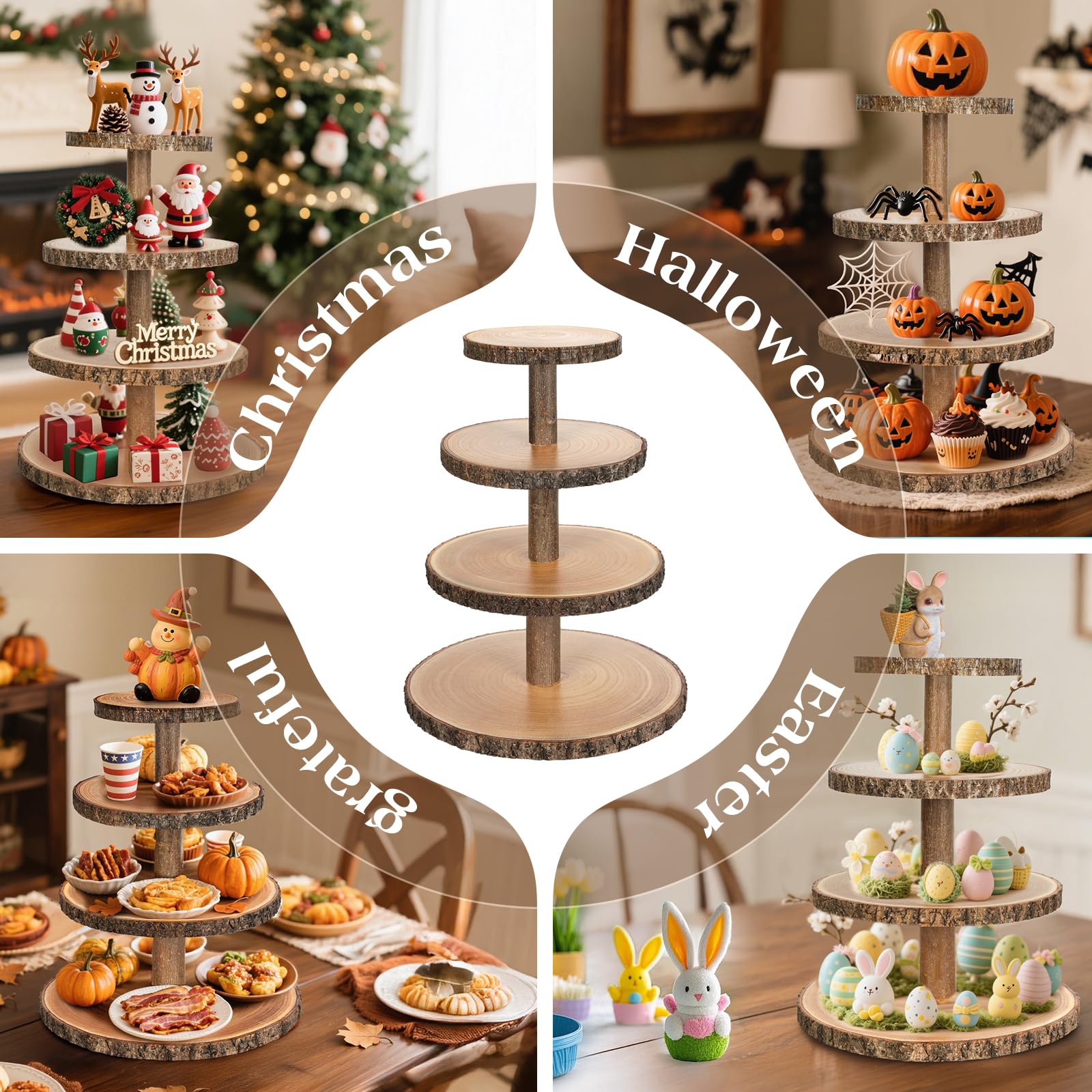 Montaje rápido de la torre de cupcakes Eronenjoy
