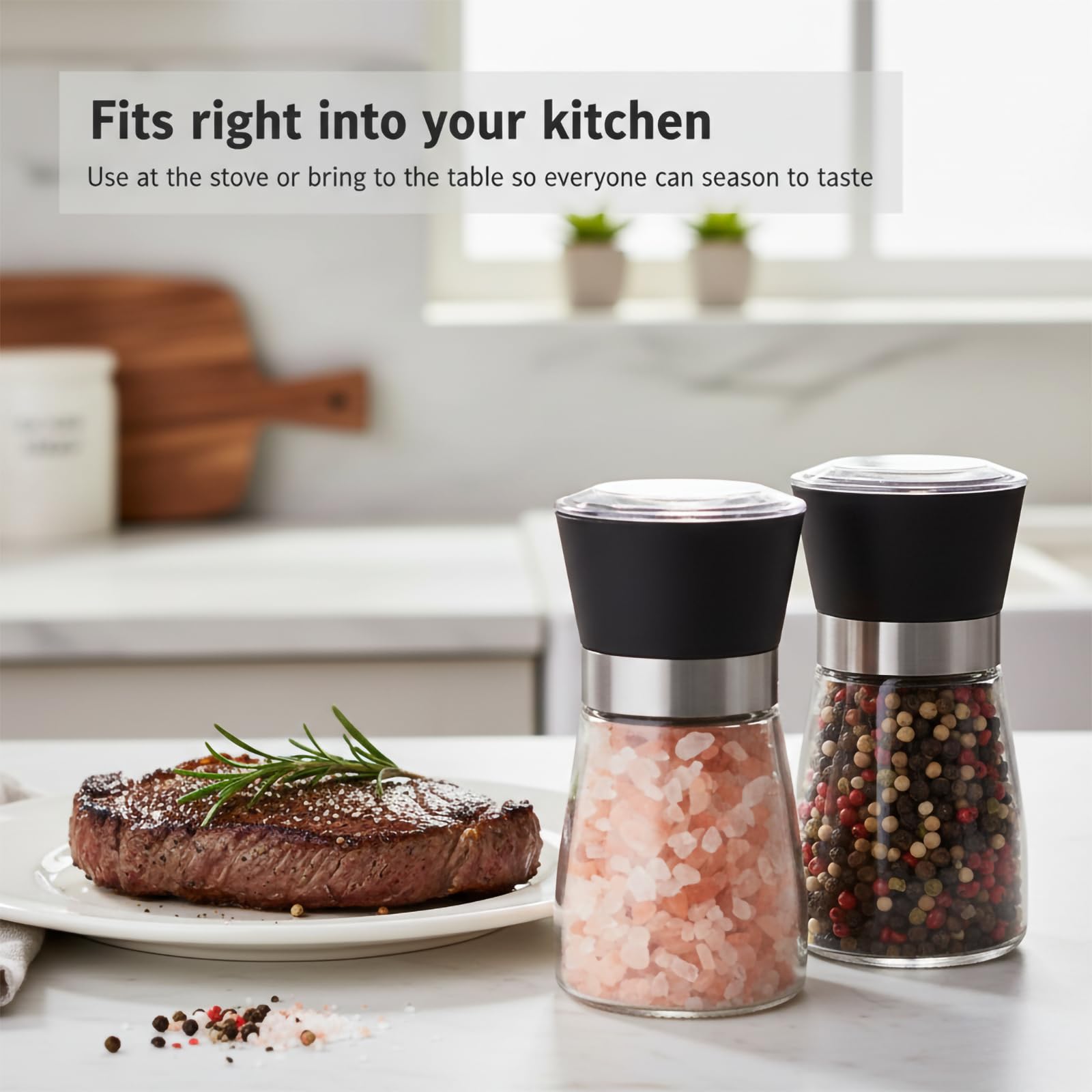 ErrandsHelper dimensiones compactas en la cocina, caben junto a la encimera.