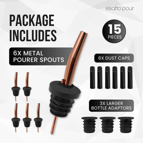 Esatto adaptadores universales para botellas permiten un ajuste sin esfuerzo.