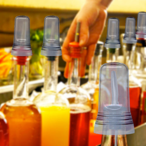 Esatto tapas-vertidores-licor-translucidas resisten impactos para uso prolongado
