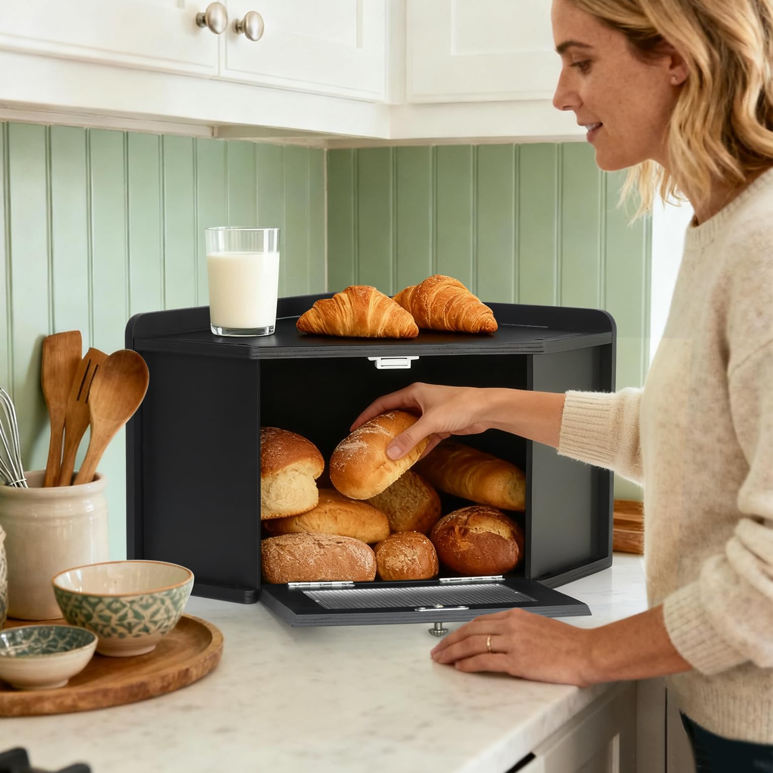 Esbainia Ensamble fácil de panera para montaje rápido.