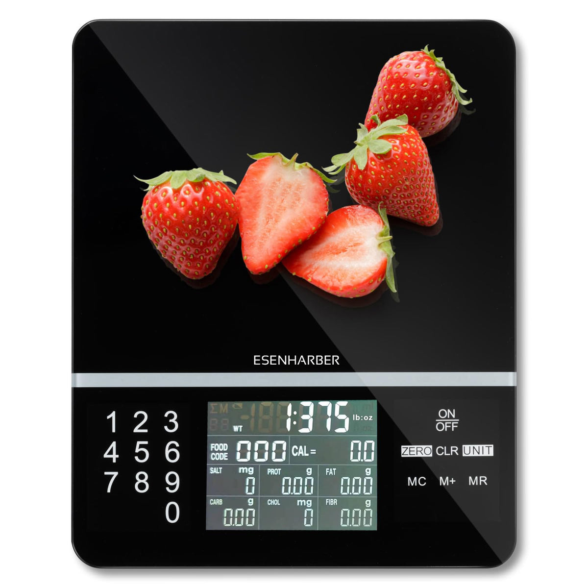 ESENHARBER balanza-alimentos-calculadora-nutricional para control de porciones preciso