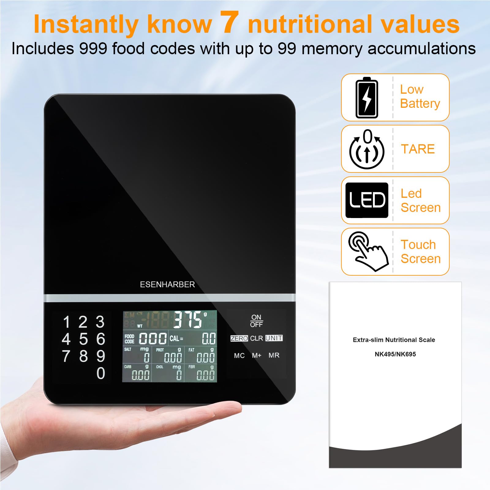 ESENHARBER calculadora-nutricional-integrada ofrece datos rápidos de nutrientes