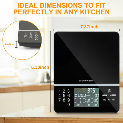 ESENHARBER diseño-compacto-y-duradero para cocina elegante y duradera