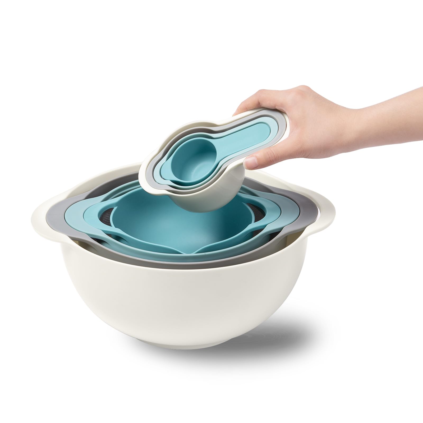 Esie Houzie: tazones anidados para ahorro de espacio y organización en la cocina