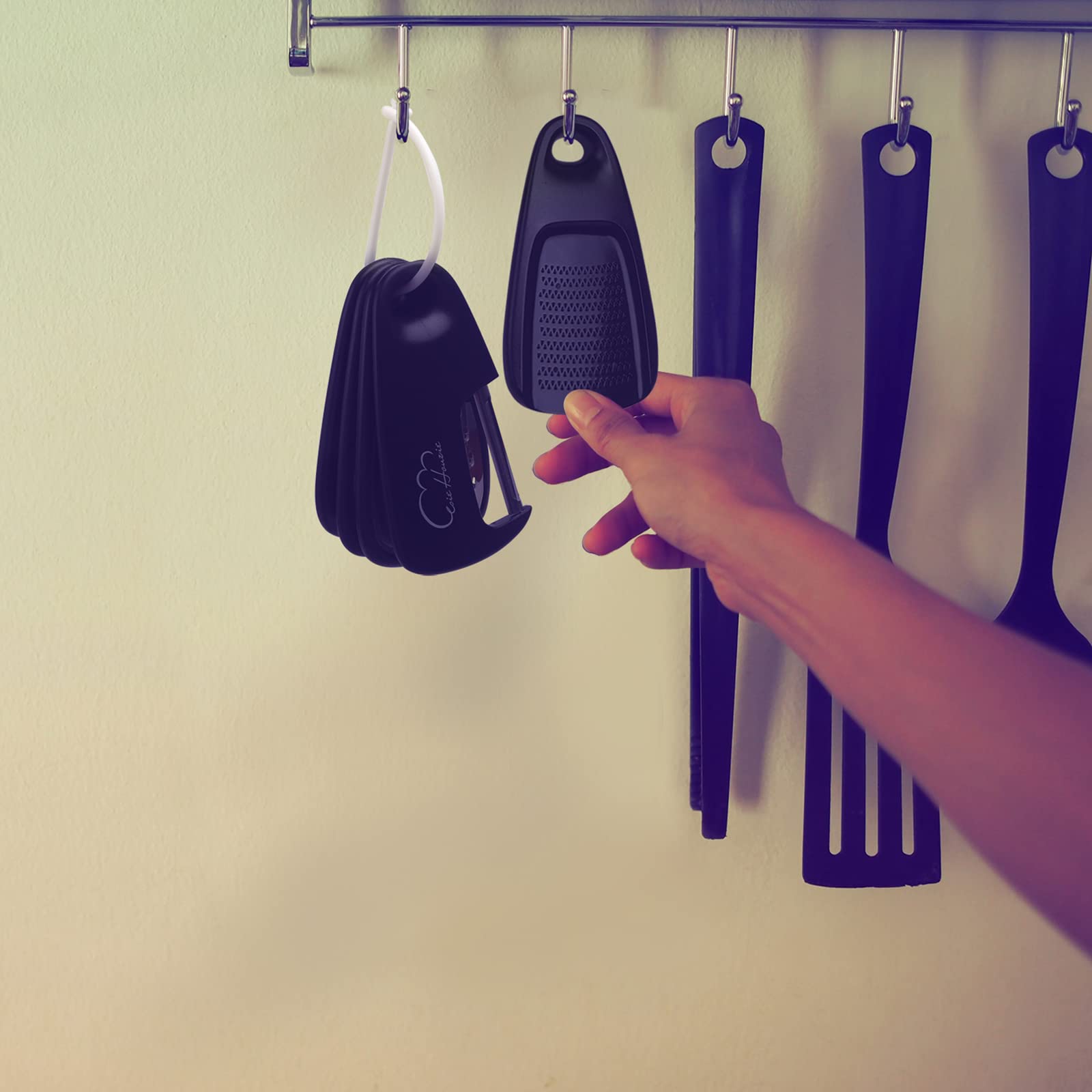 Esie Houzie mango ergonómico, cómodo para diestros y zurdos