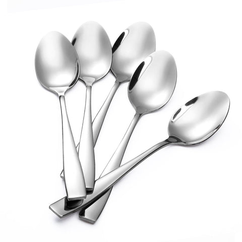 Cucharitas Eslite de acero inoxidable, 12 piezas, acabado espejo, para té.