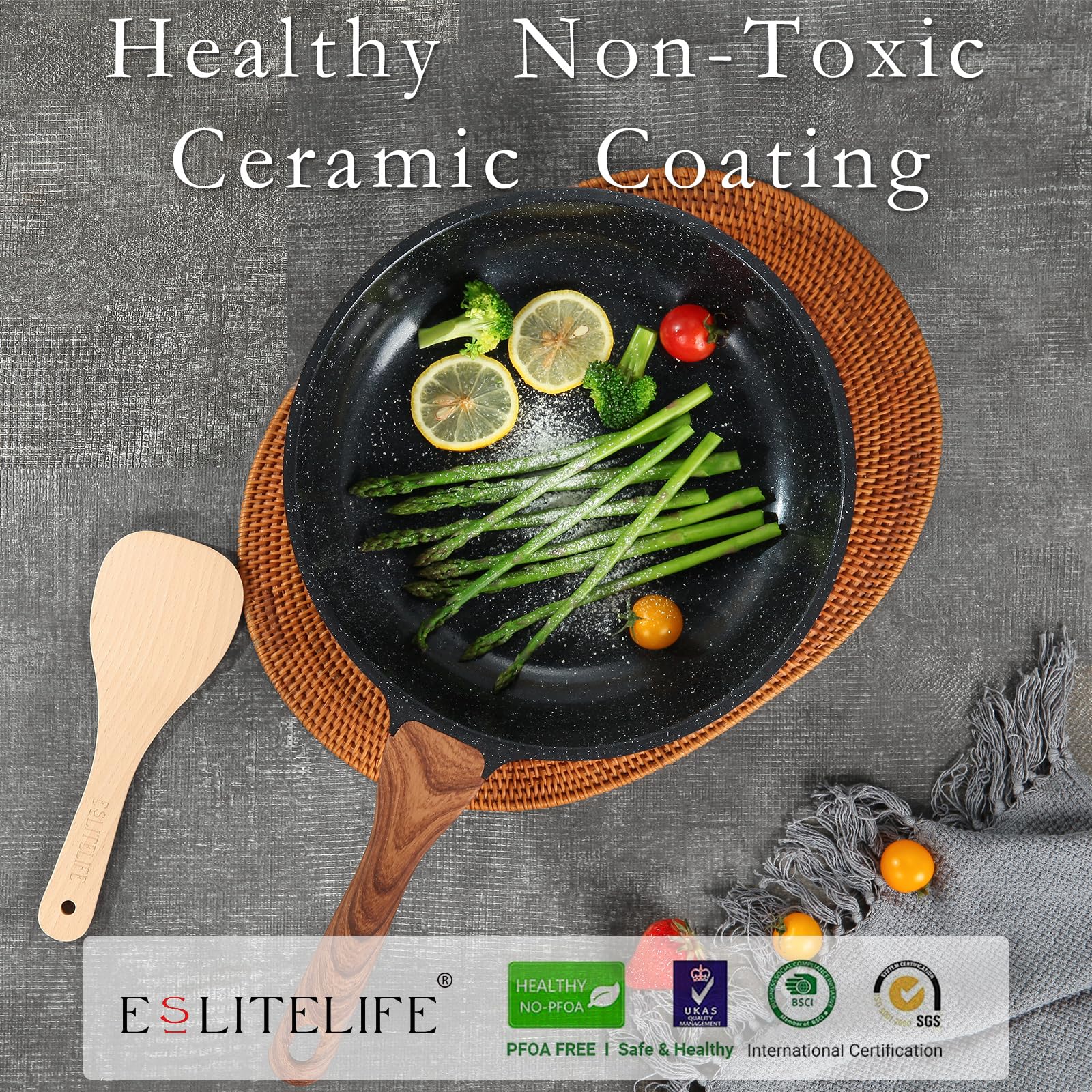 Base magnetizada ESLITE LIFE cocina de forma rápida y uniforme