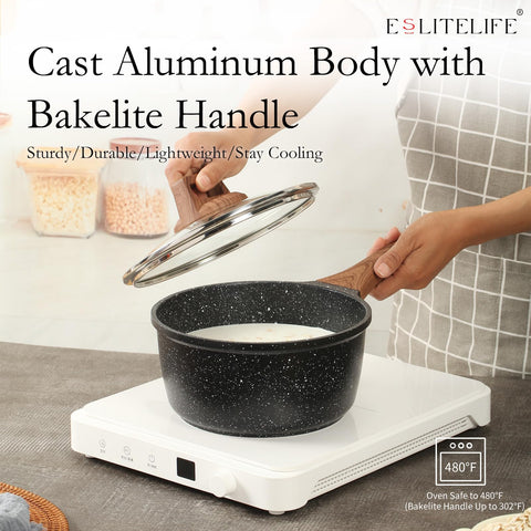 Sartén ESLITE LIFE compatible con gas, eléctrica e inducción para cualquier cocina