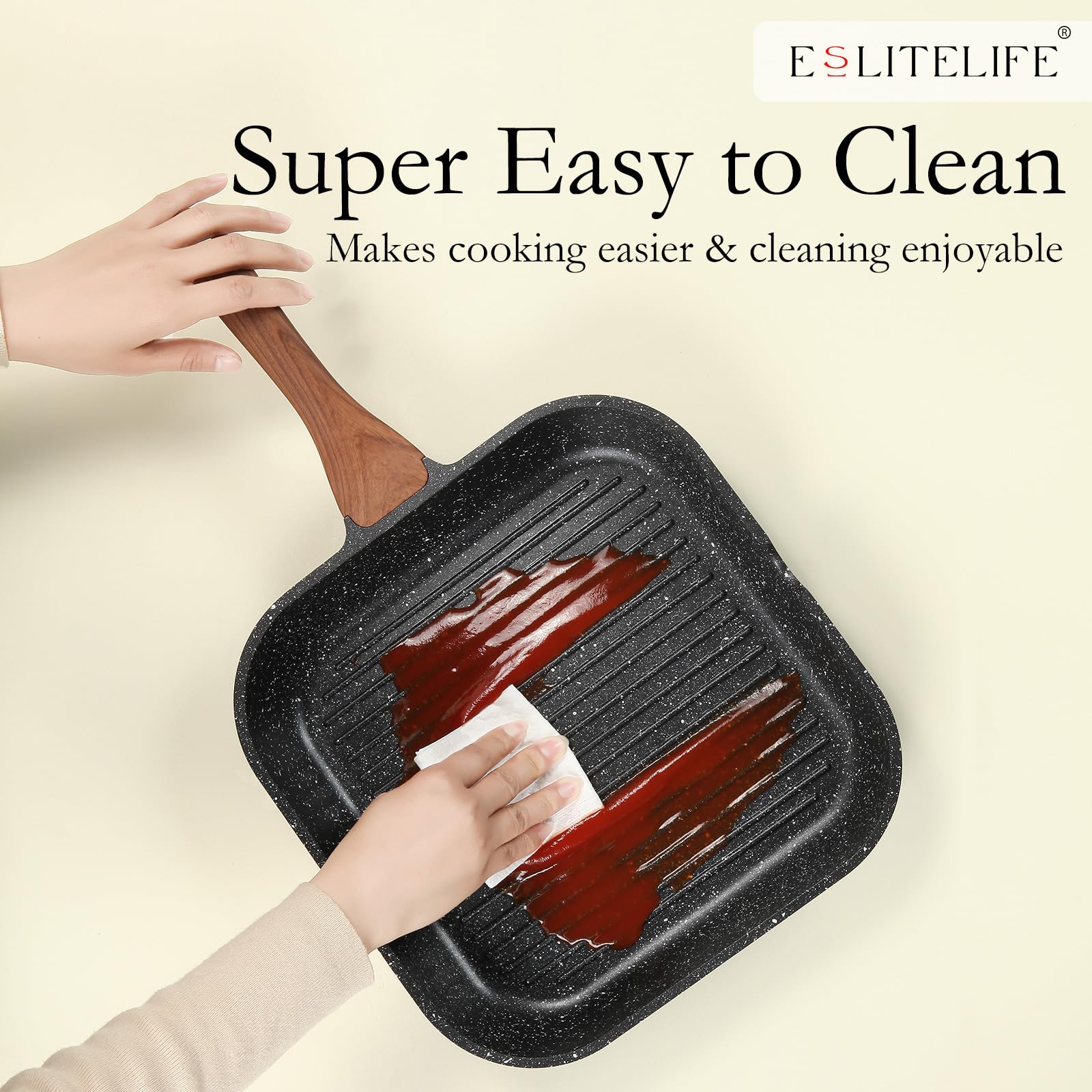 ESLITE LIFE cuerpo de aluminio inyectado duradero y estable