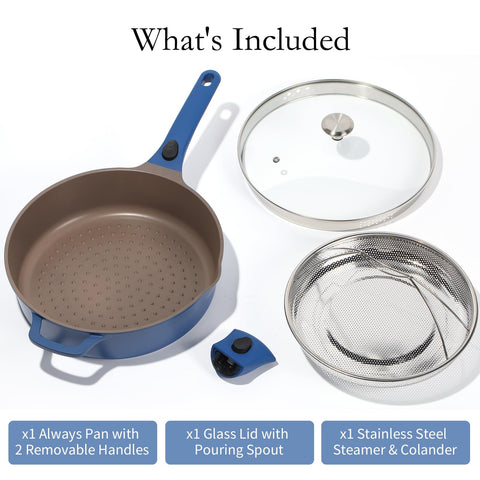 ESLITE LIFE Always Pan, mango de bakelita ergonómico para agarre cómodo