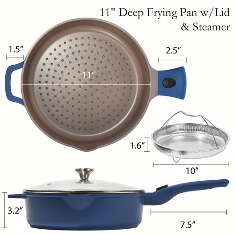 ESLITE LIFE sarten antiadherente interior granítico para cocinar con menos aceite