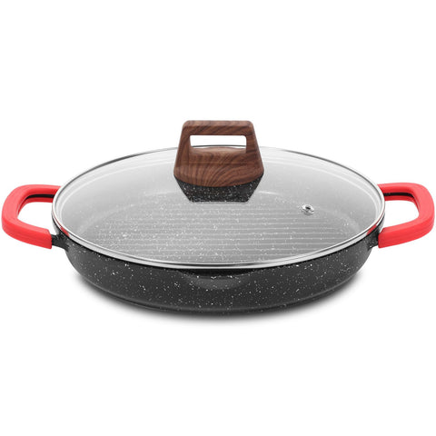 ESLITE LIFE sarten-grill-antiadherente-interior: cocina sin pegar y limpieza rápida.