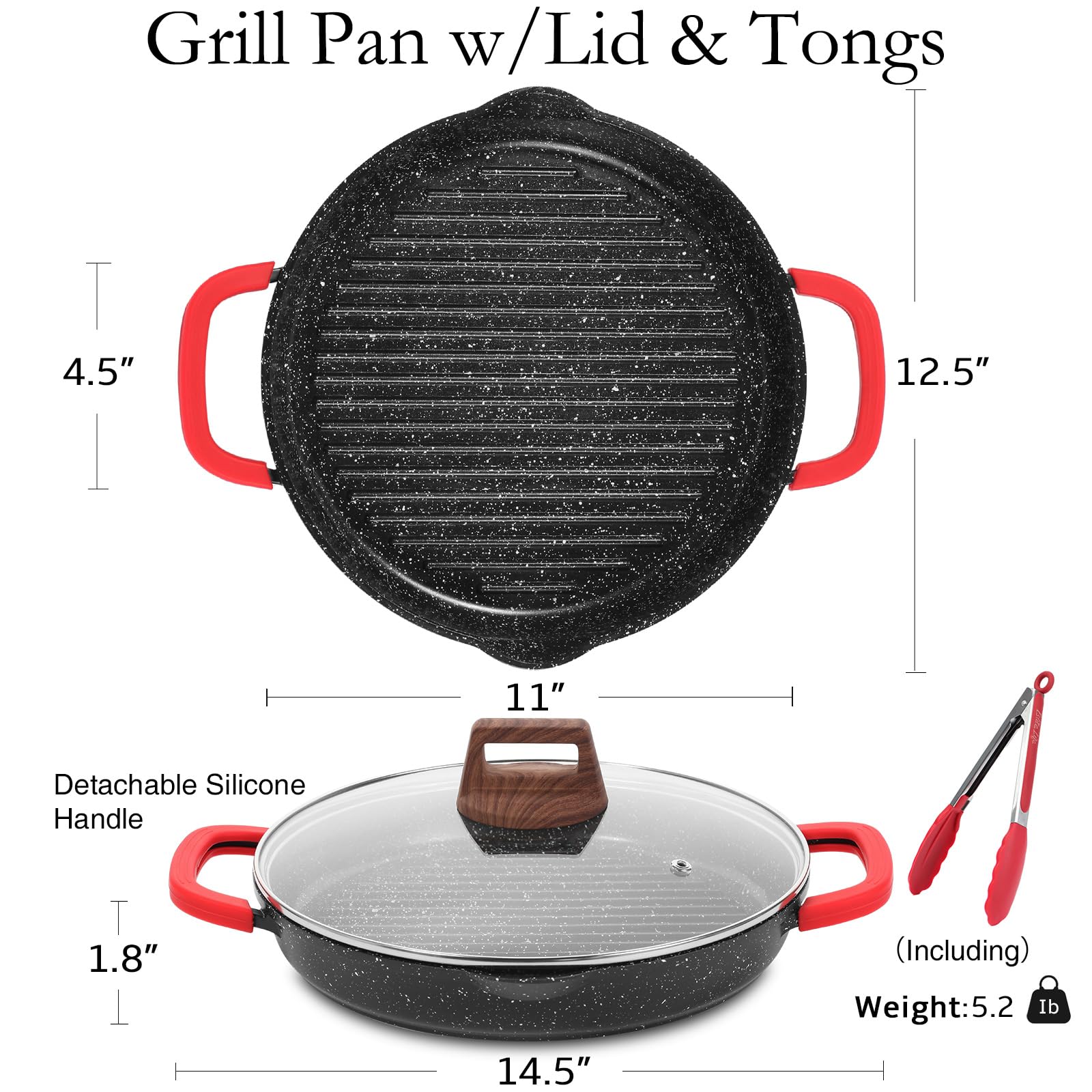 ESLITE LIFE sarten-grill-marcas-de-parrilla: deja marcas de parrilla atractivas.