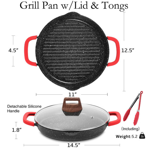 ESLITE LIFE sarten-grill-marcas-de-parrilla: deja marcas de parrilla atractivas.