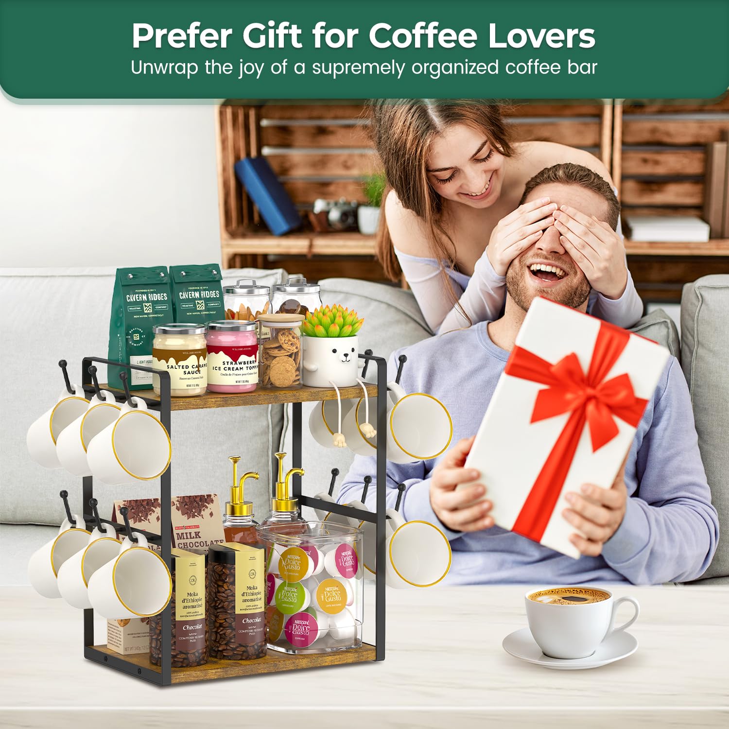 EsLuker.ly base antideslizante que mantiene estable la estación de café