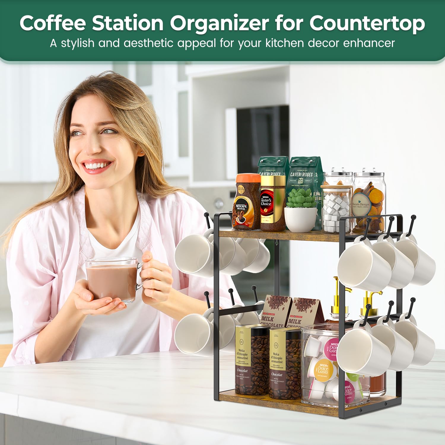 EsLuker.ly solución todo en uno para ordenar el área de café en casa u oficina
