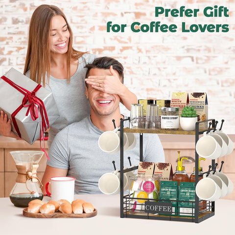 EsLuker.ly, orden-ahorro-espacio: solución compacta para optimizar la estación de café.