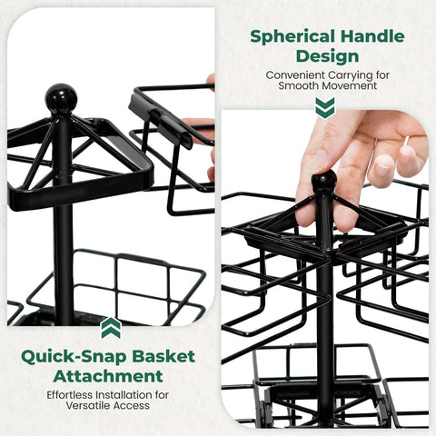 EsLuker.ly mango superior facilita mover y limpiar alrededor de la cocina